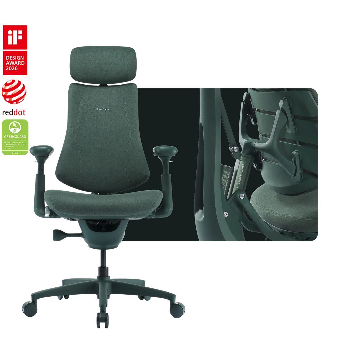 LiberNovo Omni Dynamic Ergonomic Chair
