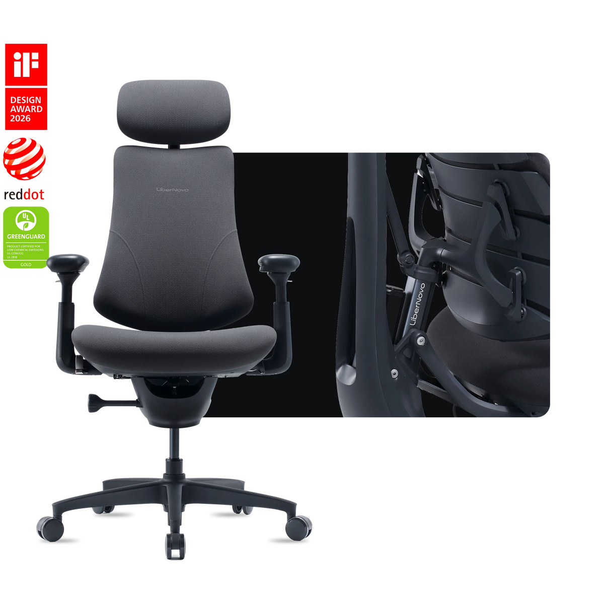 LiberNovo Omni and Omni Gen Dynamic Ergonomic Chair
