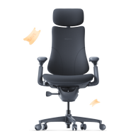 LiberNovo Omni and Omni Gen Dynamic Ergonomic Chair - Omni 45cm / Basic Bundle / Midnight Black