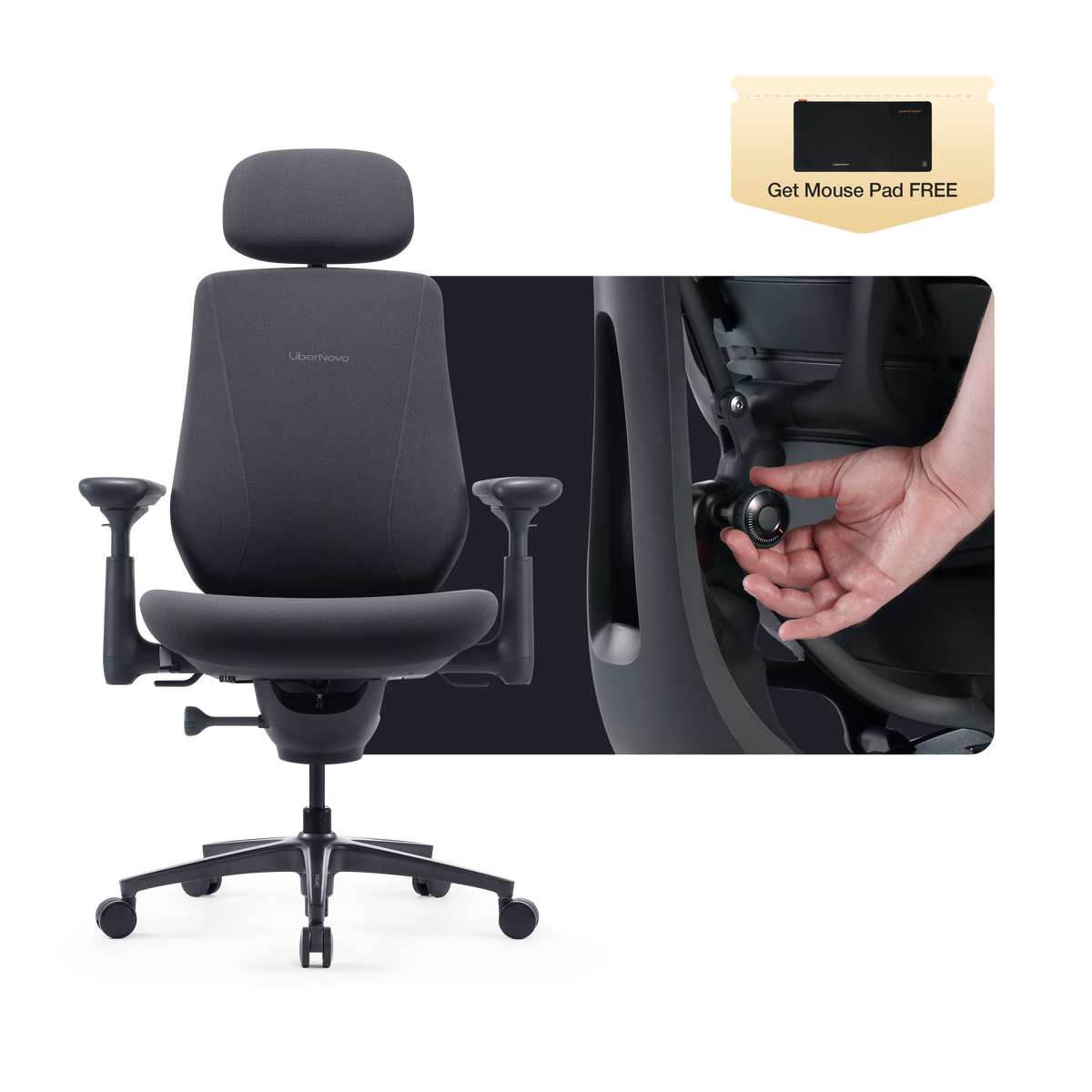 LiberNovo Maxis Dynamic Ergonomic Chair
