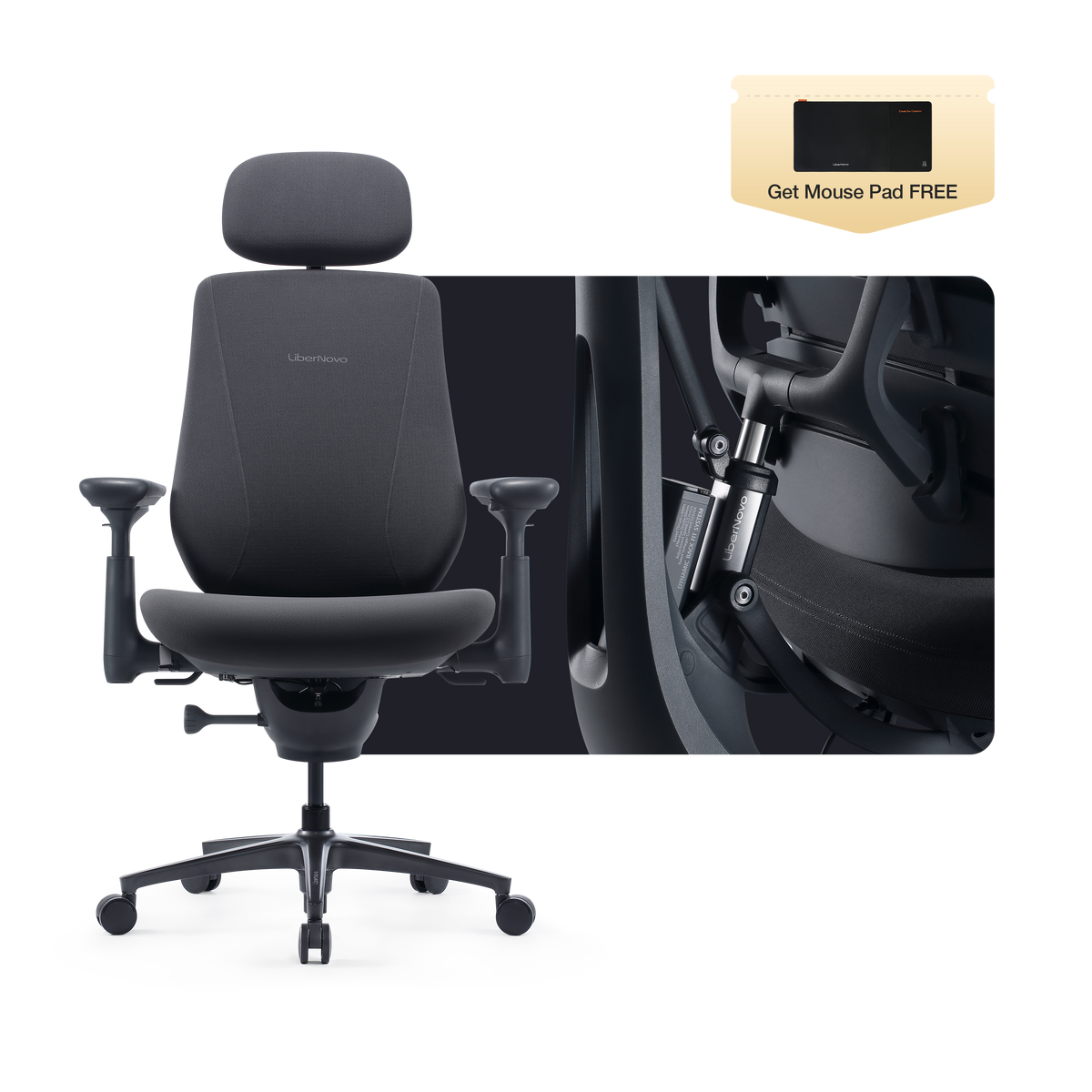 LiberNovo Maxis Dynamic Ergonomic Chair
