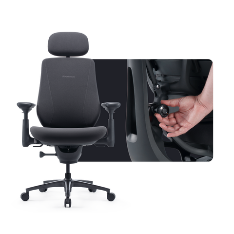 LiberNovo Maxis Dynamic Ergonomic Chair – Maxis Manual / Basic Bundle / Graphite